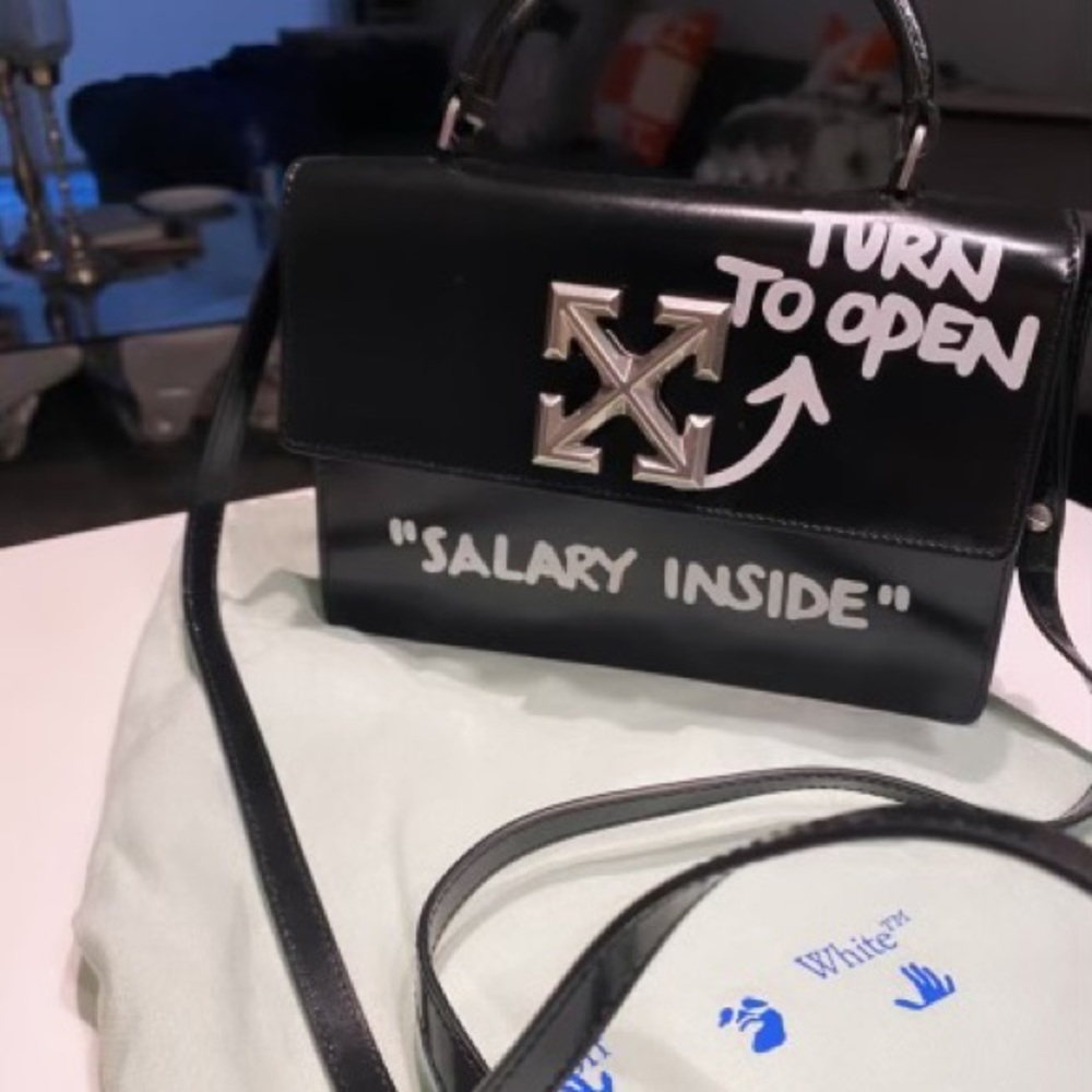 Unique Design Off White Bag